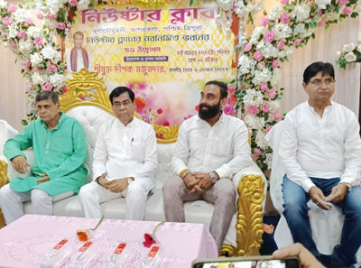 Mayor of Agartala Municipal Corporation (AMC) Dipak Majumdar inaugurated new building of New Star Club at Agartala on November 8.
